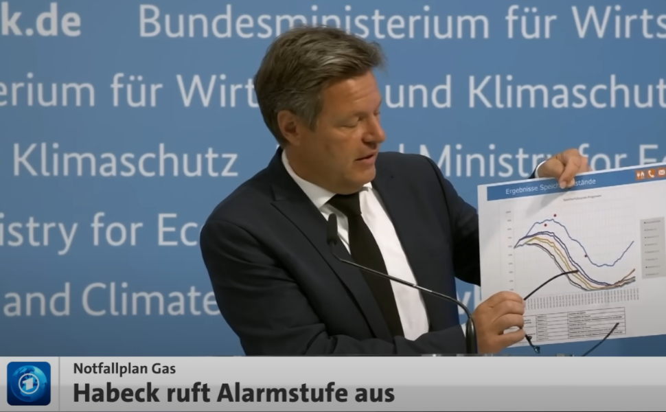 Krisenvorsorge für den Winter: Robert Habeck erklärt, dass leere Gasspeicher unvermeidlich sind. 